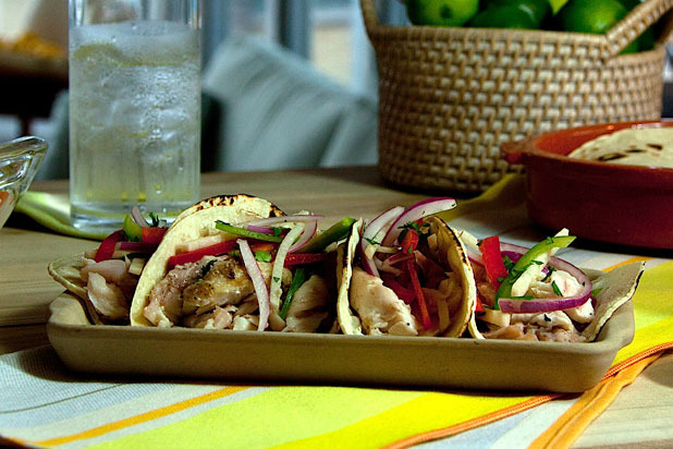 Grilled Red Snapper Tacos 