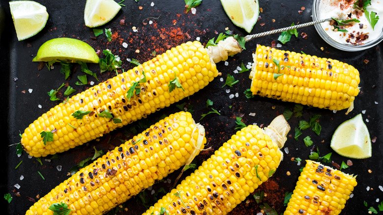 Ingredients for esquites