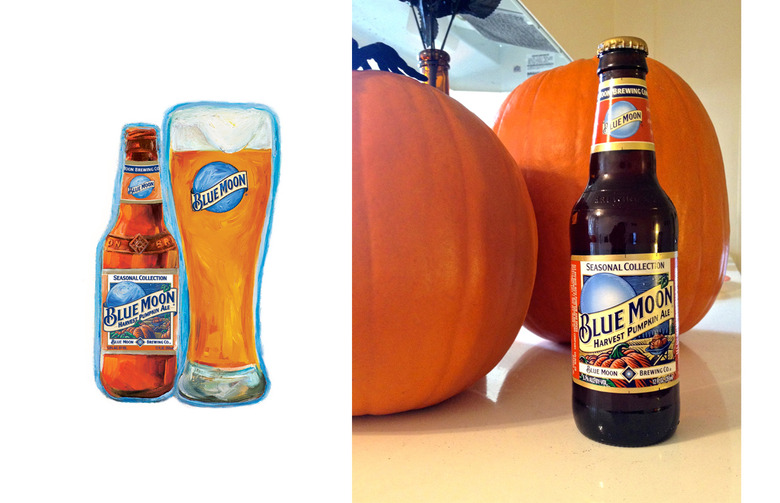 Harvest Pumpkin Ale, Blue Moon