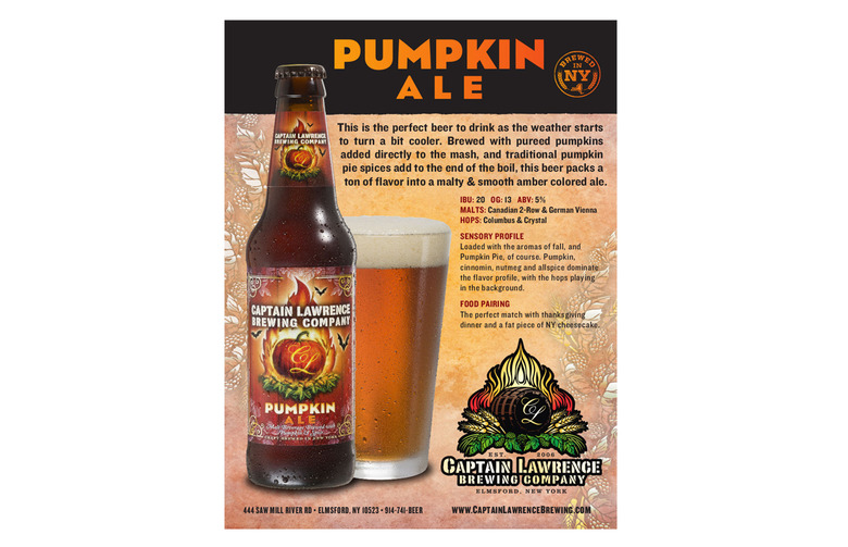 Pumpkin Ale, Captain Lawrence Brewing Co.