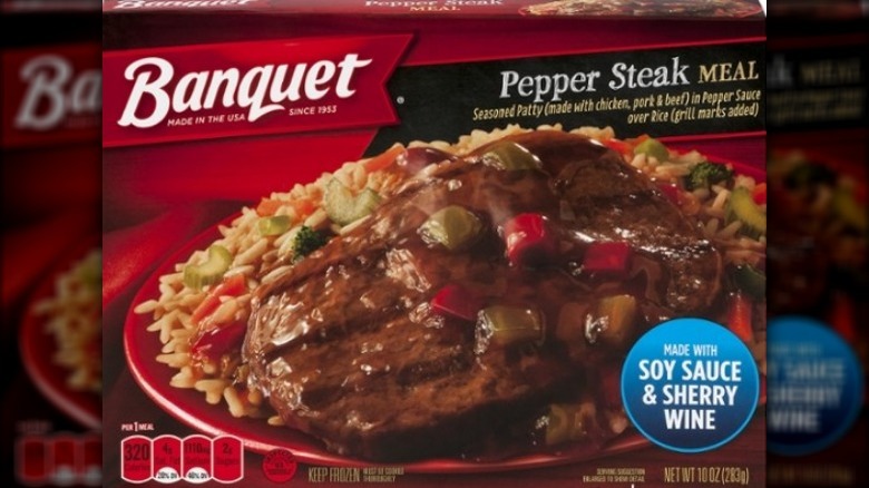 Banquet Pepper Steak Meal