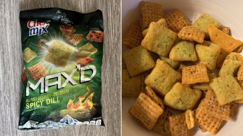 Max'd Spicy Dill Chex Mix