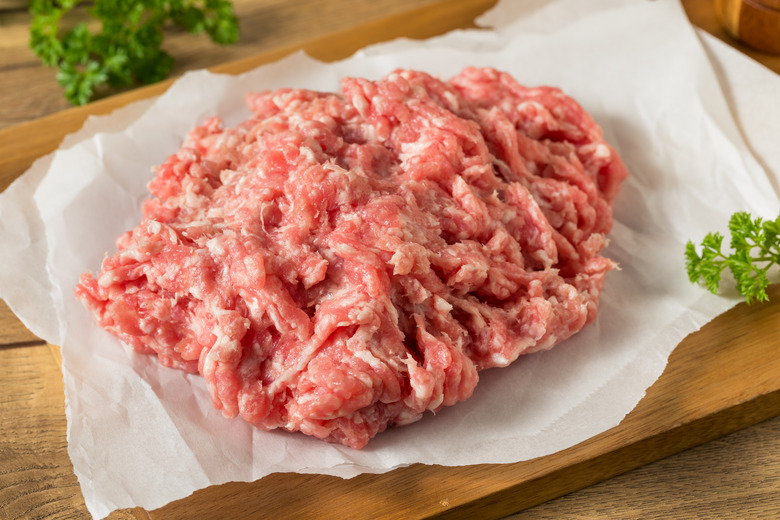 Ground pork