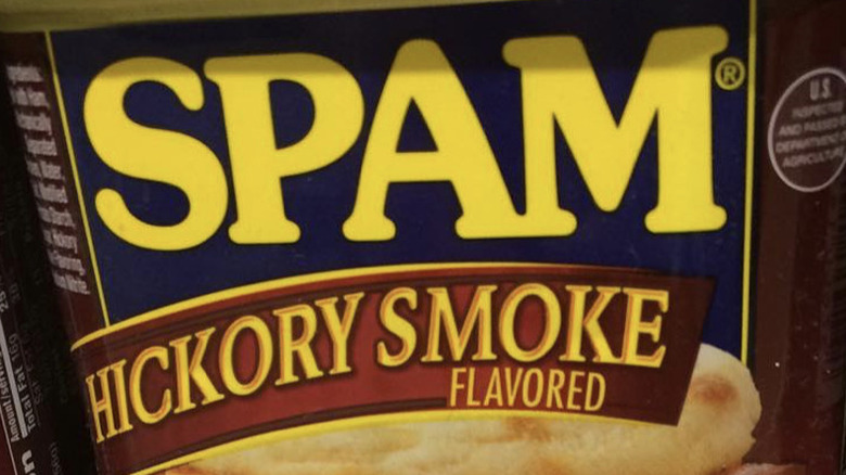 Can of Hickory Smoke Spam