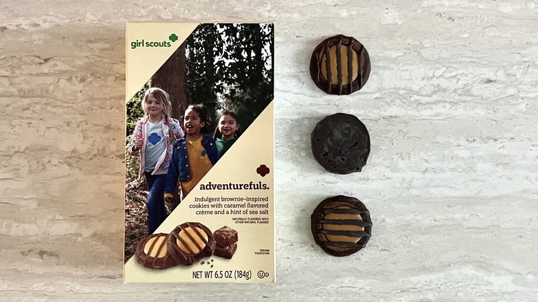 Girl Scout Adventurefuls cookies