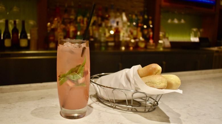 Olive Garden spiked strawberry lemonade