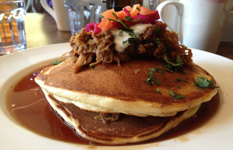 Pulled Pork Pancakes