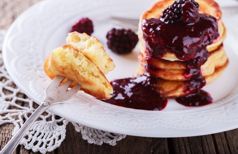 Blackberry Orange Puffy Pancake