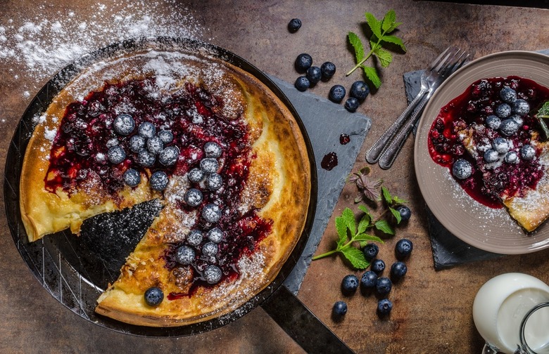 Blueberry and Cinnamon Pancake Bake