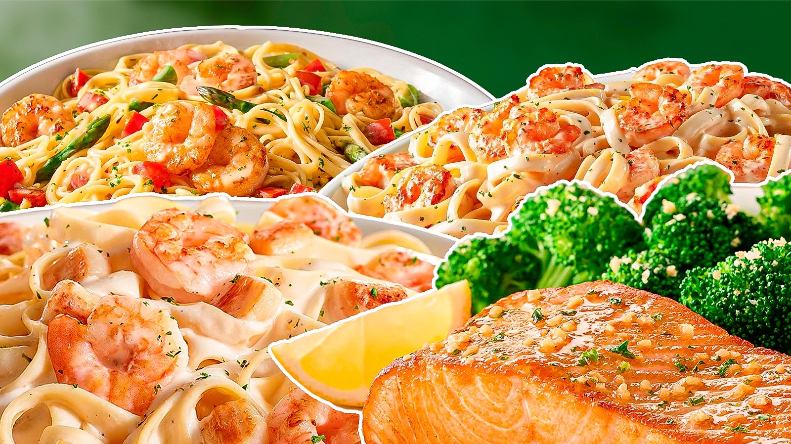 Seafood Alfredo, Lunch & Dinner Menu
