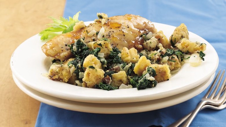 2006: Baked Chicken and Spinach Stuffing