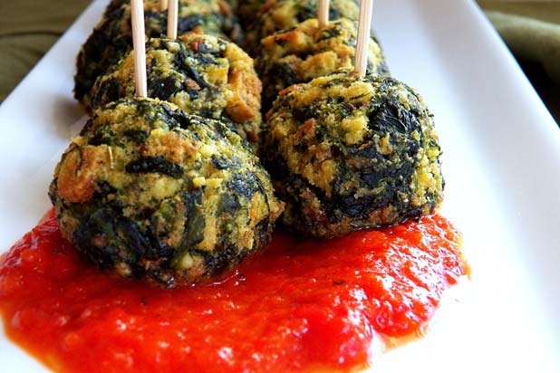 Spinach Stuffing Balls