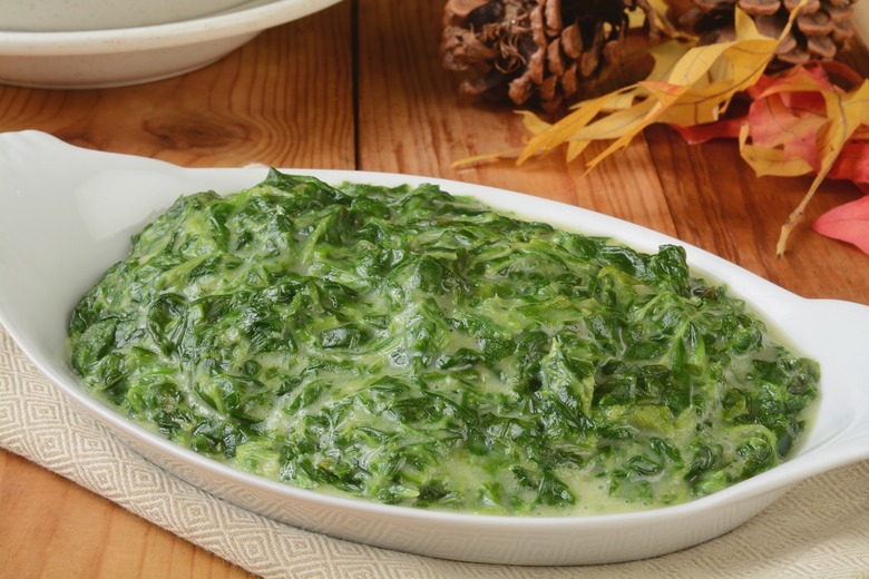 #14 Creamed spinach