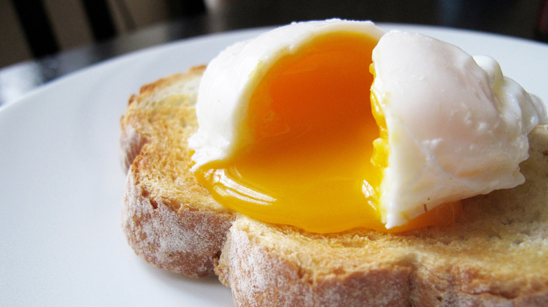 poached egg on toast