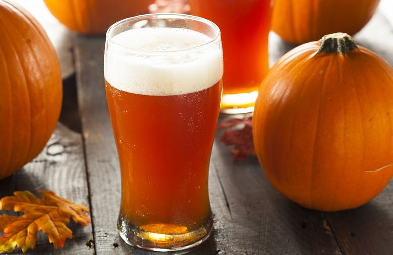 Drink pumpkin beer 