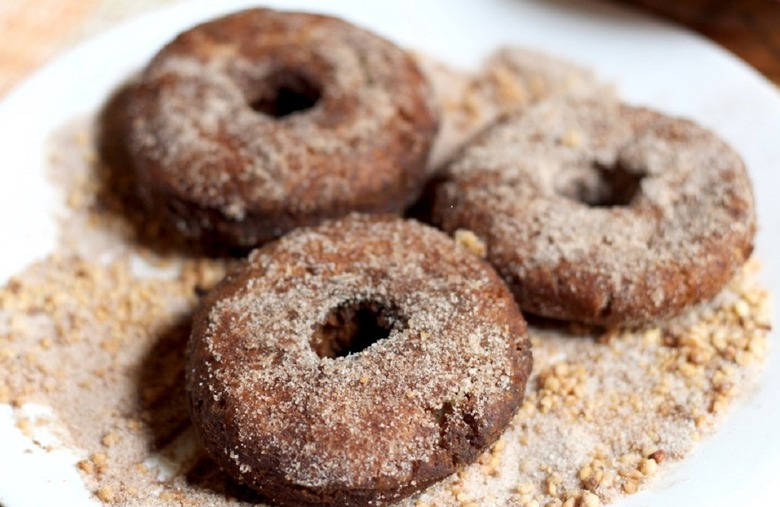 Eat an apple cider doughnut 