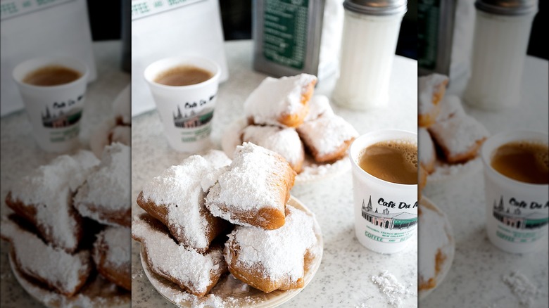 Beignets and coffee