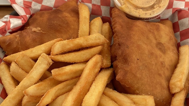 Shrimp beignets