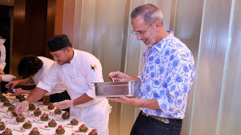 Yotam Ottolenghi cooking