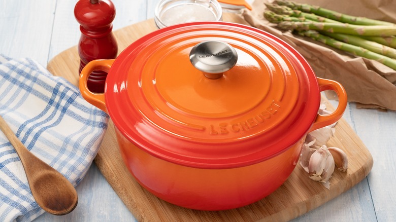 le creuset flame french oven