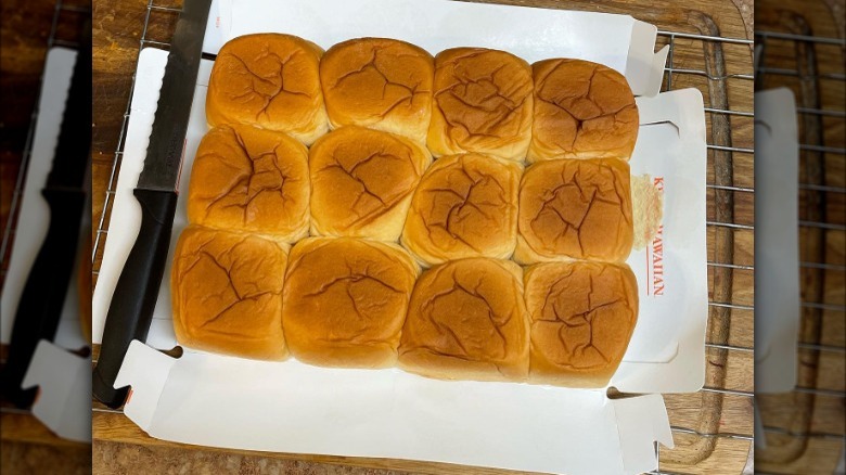 Pack of King's Hawaiian rolls