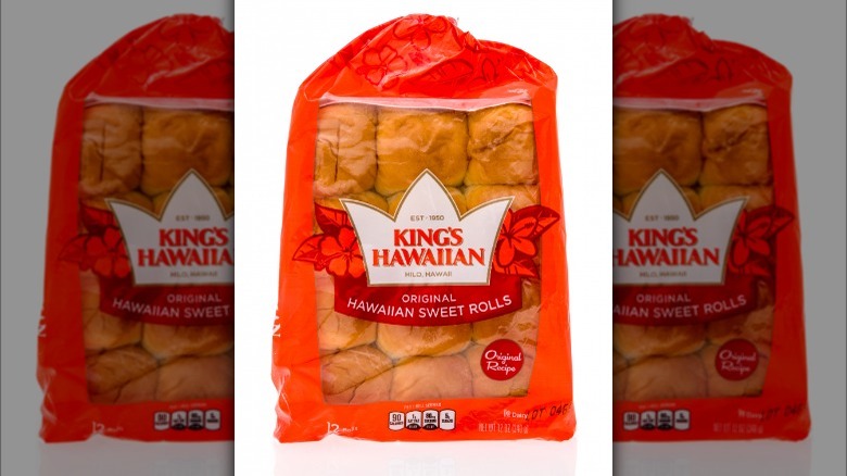 Package of King's Hawaiian rolls