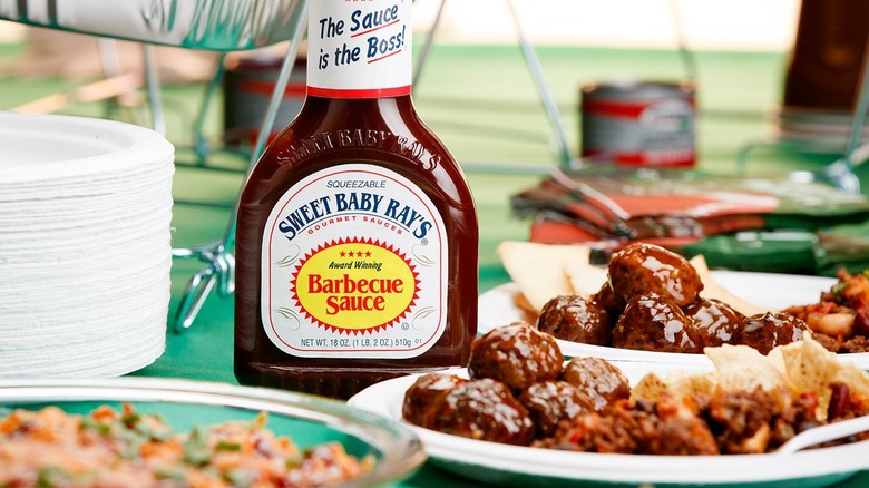 BBQ Sauce on Table