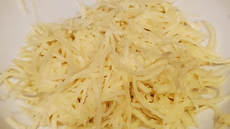 pile of shredded potato