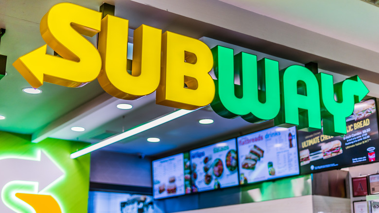 A Subway storefront