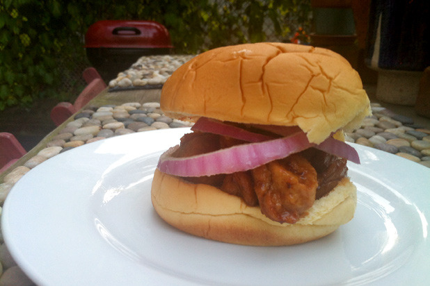 BBQ Seitan Sandwich