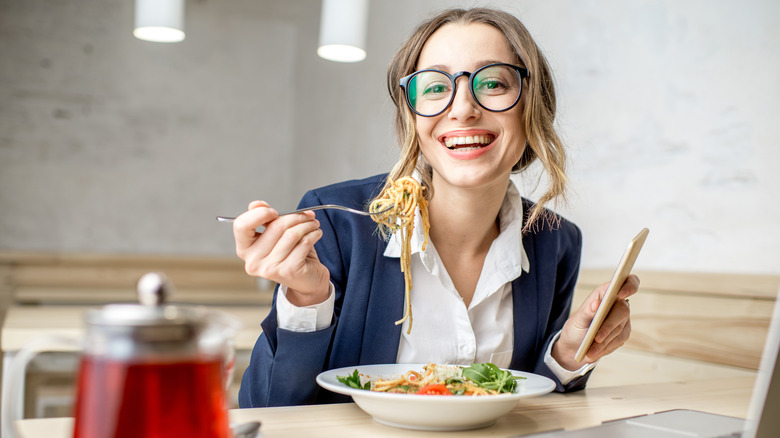 woman smiling with pastar