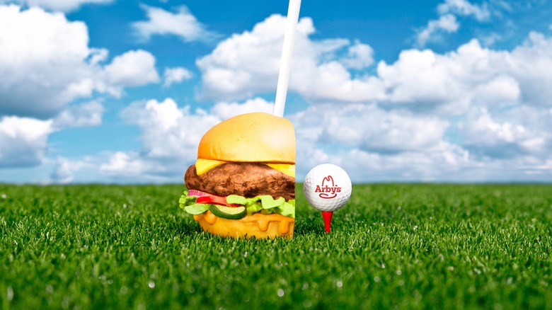 burger shaped golf club