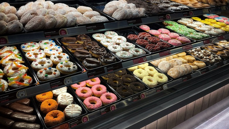 assorted donuts at Dunkin'