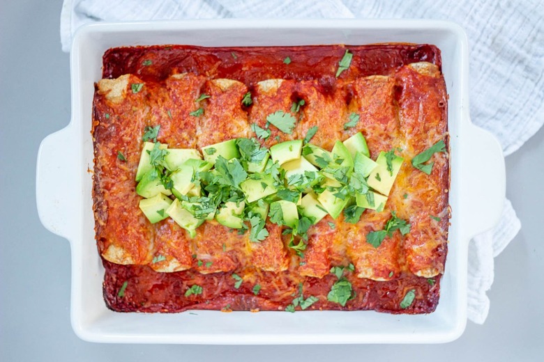 Easy Chicken Enchiladas 