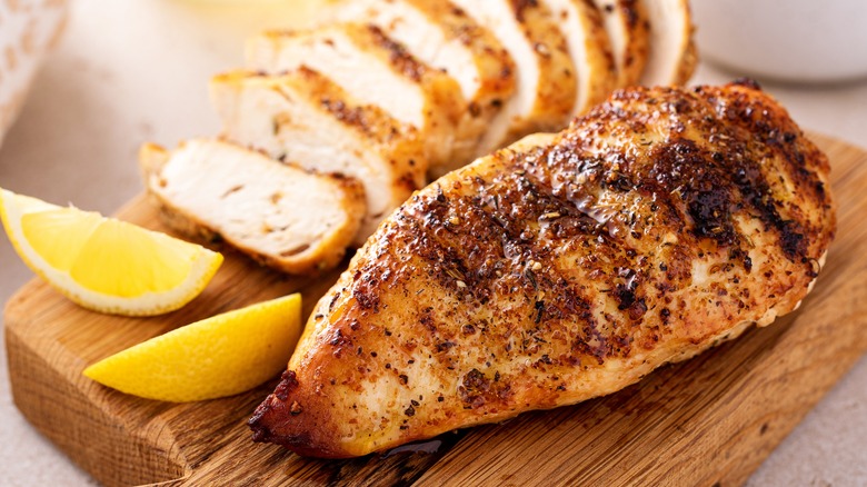 Chicken with lemon and herb rub