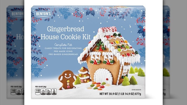 Box of gingerbread house kit