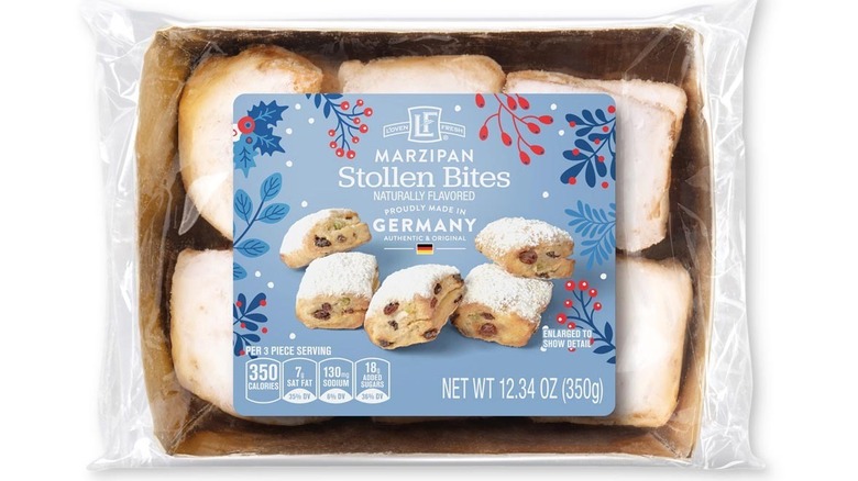 Box of marzipan stollen bites