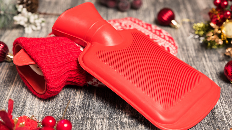 Christmas hot water bottles