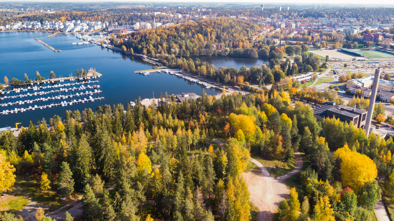 Lahti, Finland aerial view