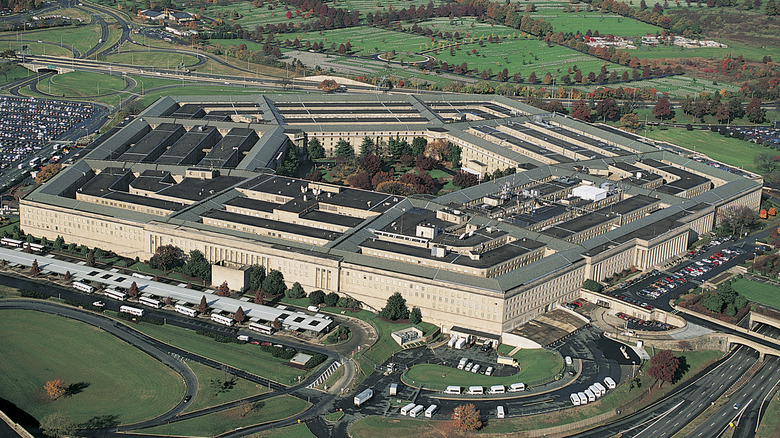 Pentagon sitting at highway nexus