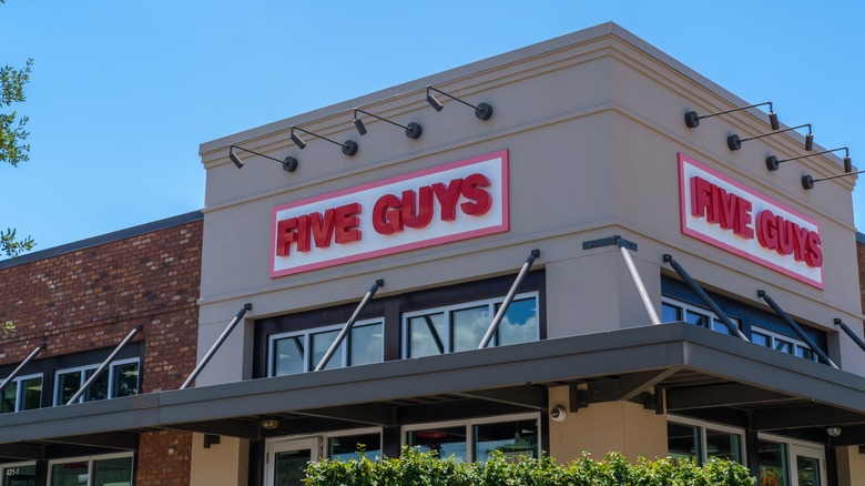 Five Guys storefront signage