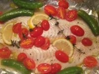 Foil-Baked Fish with Vegetables