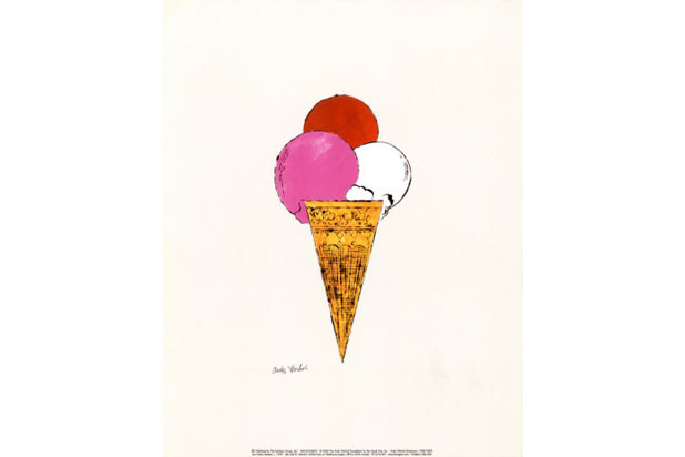 Warhol Ice Cream Dessert, c.1959 (Red, Pink, and White)