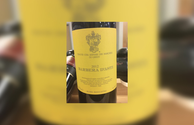 Marchesi di Gresy Barbera d'Asti 2013 ($27)