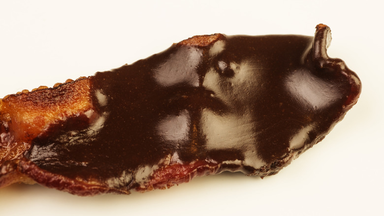 Chocolate covered bacon