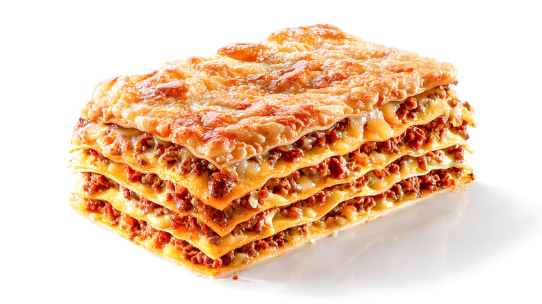 Lasagna with minced meat