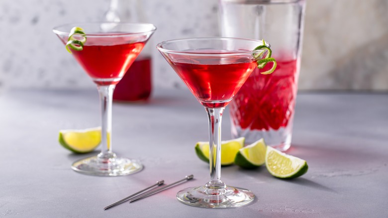 Two cocktails with citrus twists 