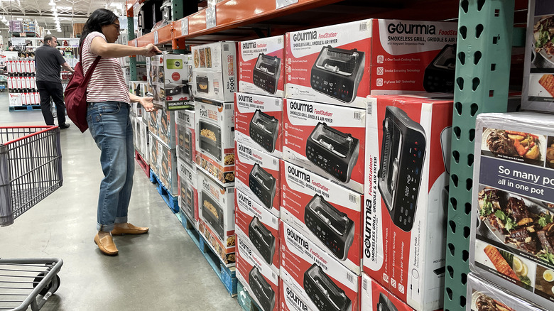 woman shopping at Costco