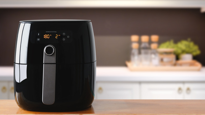 Air fryer on countertop