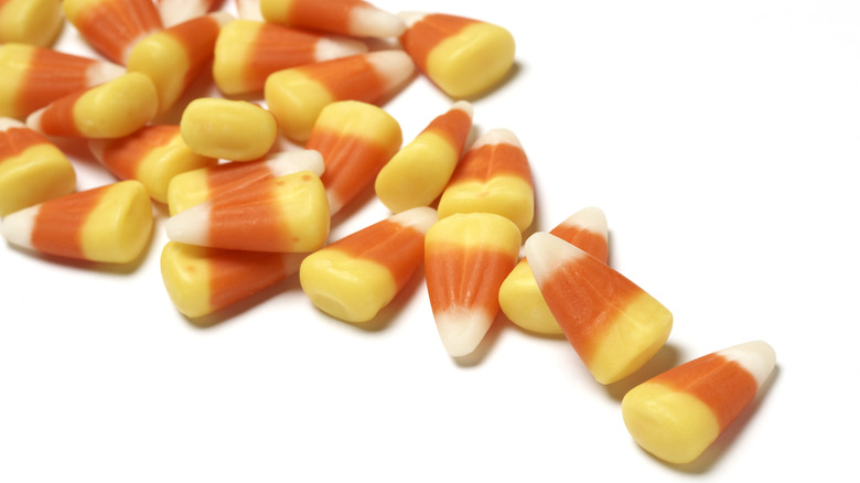 Pile of candy corn